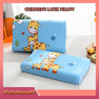 หมอนยางพาราเด็ก ปลอกหมอนถอดซักได้ หมอนเพื่อสุขภาพ Latex Pillow Children J075