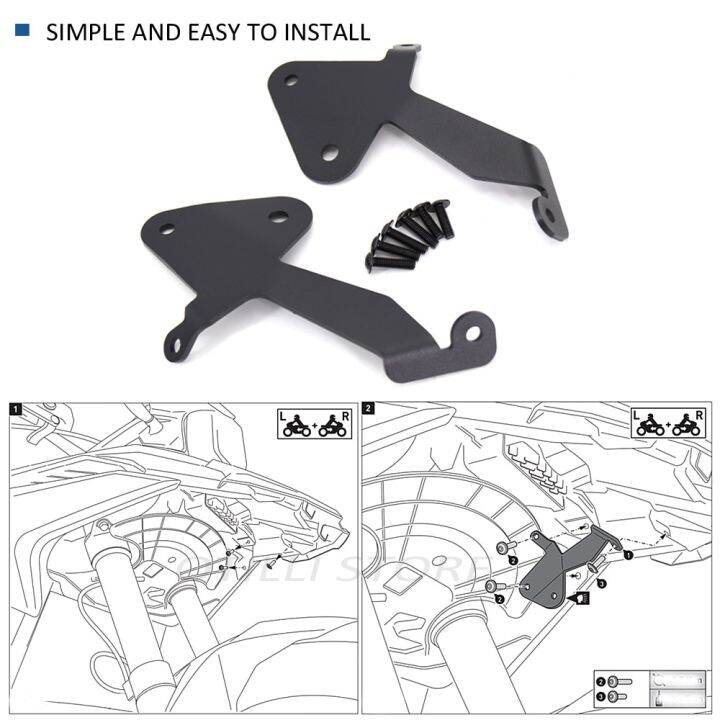 โคมไฟไฟตัดหมอกขับรถเสริมสำหรับ-bmw-2019-2020-2021-f-850-750-gs-ไฟตัดหมอก-s-วงเล็บเสริมสำหรับ-bmw-f750gs-f850gs