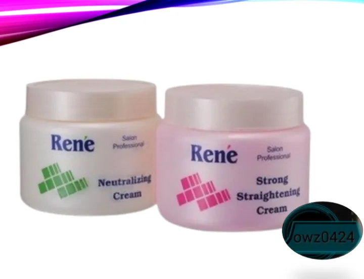 RENE Straightening & Neutralizing Cream 500ML Lazada