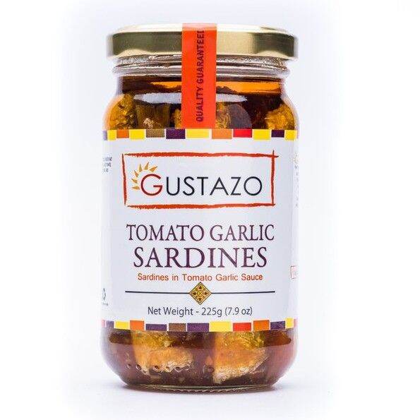 Gustazo Tomato Garlic Sardines 225g Pack of 2 | Lazada PH