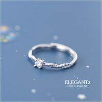 s925 Elegant3 ring แหวนเงินแท้ ดีไซน์เรียบง่าย ใส่สบาย เป็นมิตรกับผิว ปรับขนาดได้