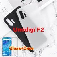 （Grilled cold noodles）  Soft TPU ครอบคลุมกรณีสำหรับ F Undas Umidigi F2กรณีซิลิโคนปกหลังด้วยกระจกนิรภัยสำหรับ UMI Umidigi F2ป้องกันหน้าจอ6.53 Quot;