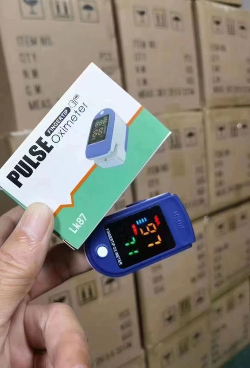 เครื่องวัดออกซิเจนปลายนิ้ว-รุ่น-lk87-pulse-oximeter-วัดออกซิเจนในเลือดและวัดชีพจร