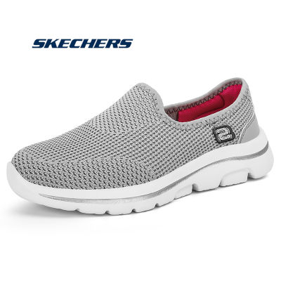 สเก็ตเชอร์ รองเท้าผู้หญิง Skechers_Women GOwalk 5 Shoes- Sneakers รองเท้าผ้าใบสตรีน้ำหนักเบาระบายอากาศได้สะดวกสบาย- 124147