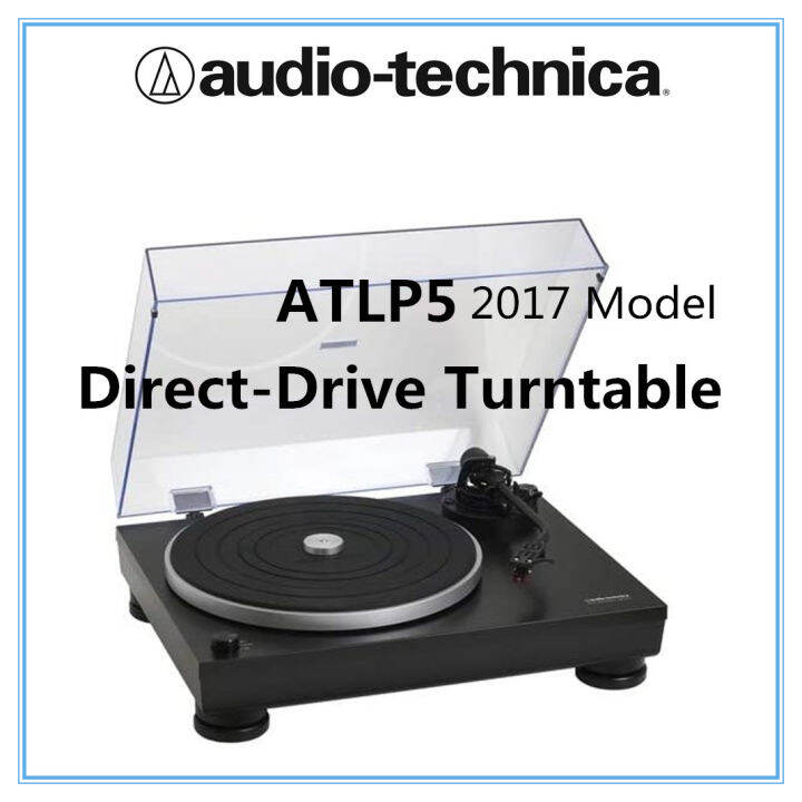 Audio-Technica ATLP5 AT-LP5 (2017 model) Direct-Drive Turntable, Black ...