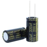 5PCS 200v330uf 330uf220v 18x35 Electrolytic capacitor 200v 330uf 18x35