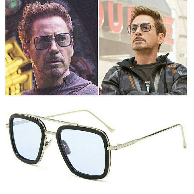 คลังสินค้าพร้อมมาเลเซีย-cermin-mata-viral-avengers-tony-stark-แว่นกันแดดผู้ชายแว่นตากันแดดผู้ชาย-oculos-iron-man-3