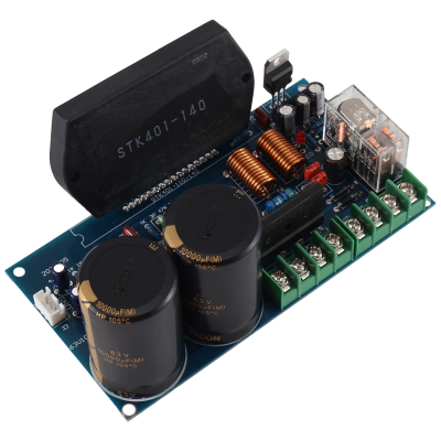 STK401-140 Thick Film Music Power Amplifier Board High Power 120W+120W Accessories Parts with UPC1237 Speaker Protection