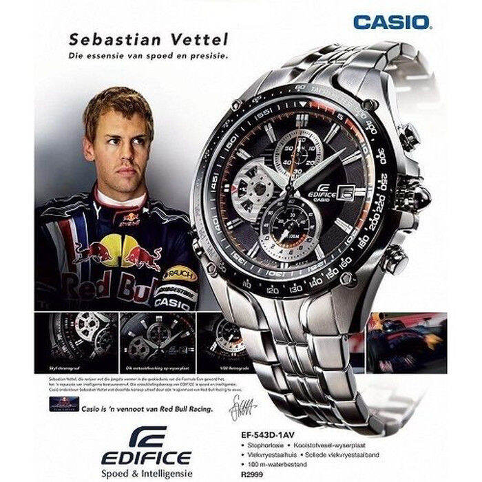 Casio edifice ef outlet 543 f1 red bull