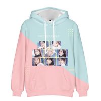 Twice-Sudadera con capucha 3d para hombre y mujer, suéter de manga larga con bolsillo, ropa de moda para niños y niñas