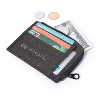 Bycobecy Versi Korea Baru Koin Dompet Zipper Kartu ID Pria Tas Tangan Tas Kartu Slot Ultra Tipis Memakai-Tahan Dompet Wanita