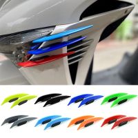 1Pair Universal Motorcycle Winglet Aerodynamic Spoiler Dynamic Wing Decoration Sticker for Motorbike Scooter