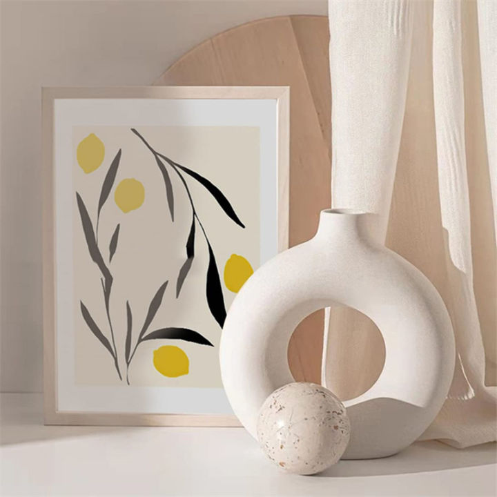 nordic-circular-hollow-ceramic-vase-donuts-flower-pot-home-decoration-accessories-office-desktop-living-room-art-ornaments-gift