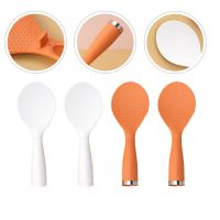 ✚⊕ Rice Paddle Spoon Standing Stick Spatula Non Ladle Kitchen Scoop Serving Cooker Salad Server Cooking Sushi Mixingdispenser Stand