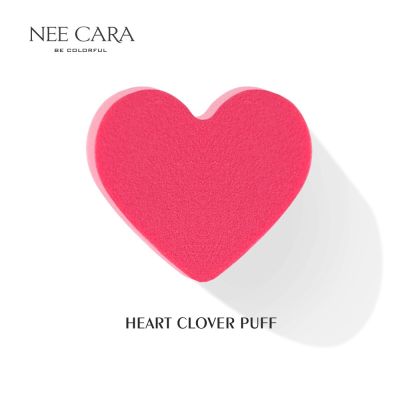 NEE CARA นีคาร่า พัฟฟองน้ำแต่งหน้า มินิหัวใจ 1 ชิ้น  N206 ANIMAL PUFF