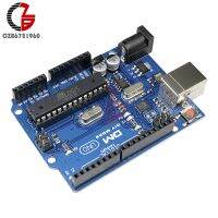 【☑Fast Delivery☑】 rongjia Uno R3 Atmega328p Mega328บอร์ดพัฒนาโมดูล Ch340g Ch340 Board Atmega16u2 Buzzer ไมโครคอนโทรลเลอร์3.3V 5V Dc