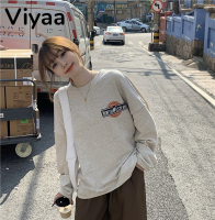 Viyaa เสื้อฮู้ด เสื้อแขนยาวอบอุ่น หลวมและสบาย เท่ สไตล์ คลาสสิค แฟชั่น WWY2393FEA 39Z230926