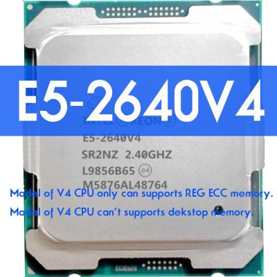 Xeon E5 2640 V4 Processor SR2NZ 2.4GHz 10-Core 25MB Smart Cache 90W LGA 2011-3 CPU 2640V4 Atermiter X99 DDR4 Motherboar kit xeon