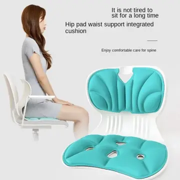 [Curble Chiar Teenager] Ergonomic Lower Back Support, Lumbar Support Back  Posture Corrector for Low Back Pain Relief, Perfect for Home Office Desk