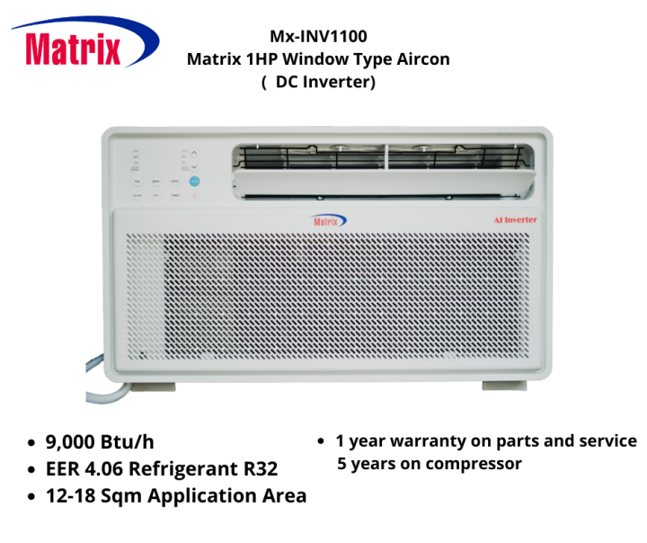 matrix aircon 1hp