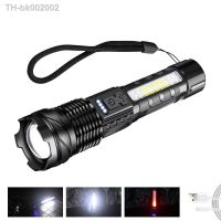 △™☎ 30W LED COB Strong Light Flashlight Portable Rechargeable Bright Household LED Lamp Built in Battery with Power Display