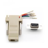 【COOL】 gcnbmo DB9หญิง/ชาย RJ45หญิง/ชาย DB9 To RJ45อะแดปเตอร์ Rs232 Modular Cab-9as-fdte Rj45 Db9สำหรับคอมพิวเตอร์