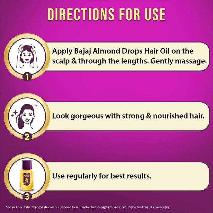 bajaj-almond-drops-95-ml-น้ำมันใส่ผม-บำรุงผม-ขายดีอันดับ-1-ในอินเดีย-ขนาด-95-มล