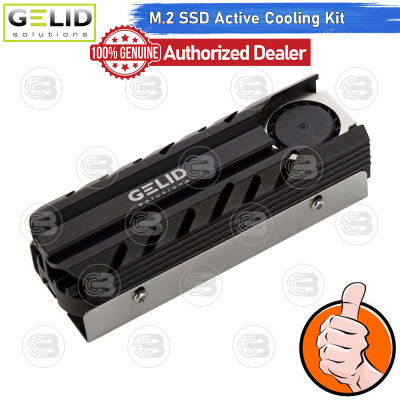 [CoolBlasterThai] GELID IceCap Pro M.2 SSD Active COOLING KIT BLACK (Warranty 2 Ys) (HS-M2-SSD-22)