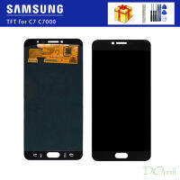 100% ทดสอบจอแอลซีดีสำหรับ Samsung C7จอแอลซีดี Galaxy C7000จอแสดงผล LCD Touch Digitizer สมัชชา