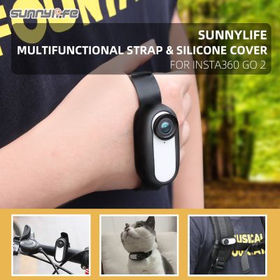 Camera Strap Silicone Protective Cover Wristband Palm Backpack Stripe Bicycle Strap Cat Collar for Insta360 GO 2 Accessory Strap