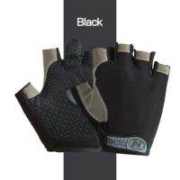 hotx【DT】 Cycling Gloves Half Gym Men Fishing Fingerless MTB Anti-Slip Accessories