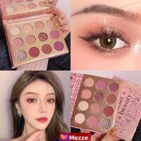 Mezze (พร้อมส่ง) พาเลทอายแชโดว์ 12สี เกาหลี อายแชโดว์ พาเลทแต่งตาเนื้อแมท กันน้ำและกันเหงื่อ เนื้อดินน้ำมัน เนื้อใยไหม ประกายชิมเมอร์ Eyeshadow palette 12 color