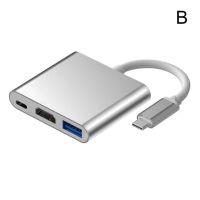 【Thriving】 liaoxian3105992120 USB C Hdmi Type C Hdmi 3.1อะแดปเตอร์แปลง Typec เป็น Hdmi/usb อลูมิเนียม3.0/Type-C สำหรับ Macbook Hdmi อะแดปเตอร์ R3N1