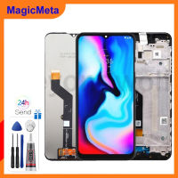 MagicMeta หน้าจอ LCD IPS ของแท้สำหรับ Motorola Moto E7 /Moto E7 Plus/Moto Power E7 Moto/moto Power E7i Power พร้อมกรอบดิจิไทเซอร์จอแสดงผล LCD แบบสัมผัสหน้าจอสำหรับ Motorola Moto E7 E7 Plus Plus Power E7i Power Screen Display LCD