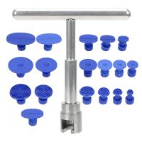 {7ho car tools} Universal Car Repair Tools Dent Puller แผ่นปะเก็นพลาสติกไม่มีกาว Universal Hail Pit Sagging Kit