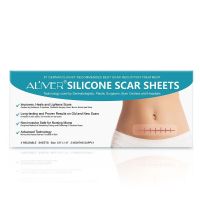 4pcs Silicone Scars Sheet Soft Adhesive Fabric Strips Scar Removal Care Surgical Scar Stickers Therapy Skin Repair Treatment in stock