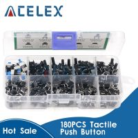 10 Values 180PCS Tactile Push Button Switch Mini Momentary Tact Assortment Kit DIY