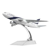 【Sell-Well】 BIDORA LIFESTYLE EL AL Airlines Boeing 777 16เซนติเมตรเครื่องบินหุ่นโลหะอัลลอยสำหรับเป็นของขวัญวันเกิดของเด็กของขวัญคริสต์มาสโมเดลเครื่องบิน