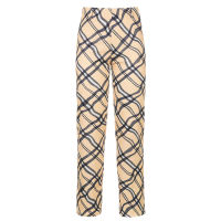 Casual Beige Plaid Pants Women High Waist Straight Long Trousers Ladies Skinny Streetwear Joggers Capris 2020 Autumn Winter