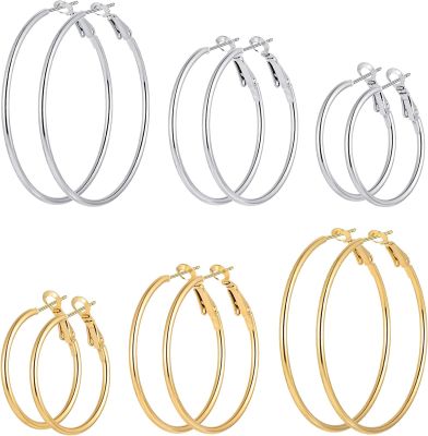 【YF】▥┇  Wholesale Exaggerated Big Hoop Earrings for  Female Titanium Earring