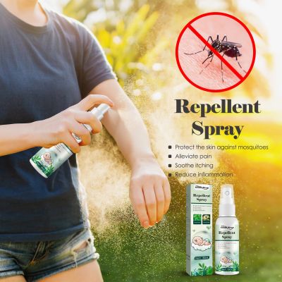 【UClanka】Mosquito Repellent Spray Long Lasting Effective Mosquitoes Control Defense Repels Insectes Buges Wormwood for Kids Adults