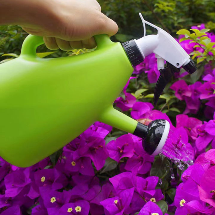 2-in-1พลาสติกรดน้ำสามารถพืชสวนในร่มสเปรย์แรงดันน้ำกาต้มน้ำปรับเครื่องพ่นสารเคมี1l