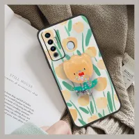 Shockproof drift sand Phone Case For Tecno Camon17/CG6J foothold Cute Cover Cartoon New Arrival protective TPU Silicone