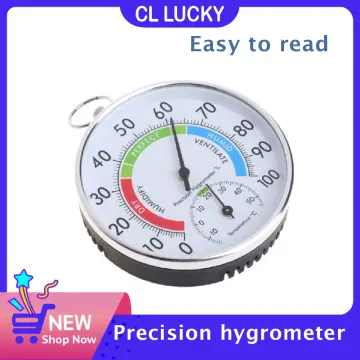 Indoor Outdoor Analog Humidity Temperature Gauge Meter Thermometer  Hygrometer