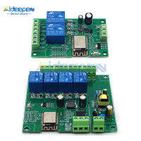 AC 90-250โวลต์ Dc 7-30โวลต์ ESP8266 WIFI สี่ทางโมดูลรีเลย์ ESP-12F คณะกรรมการพัฒนาการ4เมตรไบต์แฟลช Io UART สำหรับ A Rduino