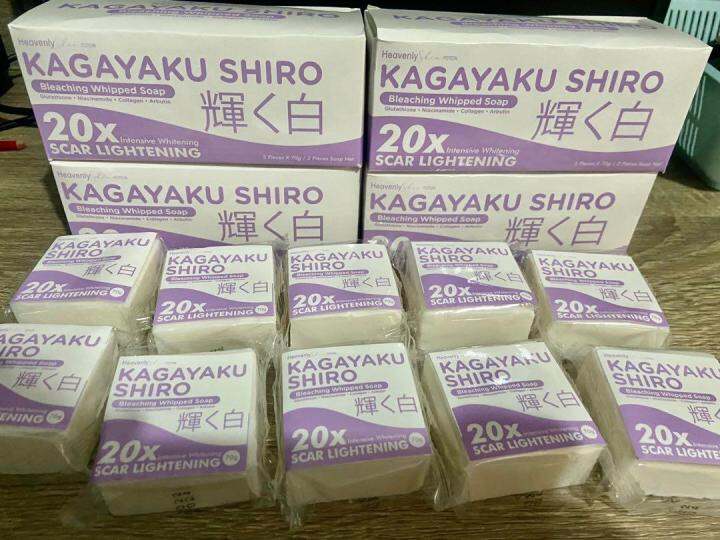 Shiro Kagayaku Bleaching Whitening Soap scar remover 20x shiro skin