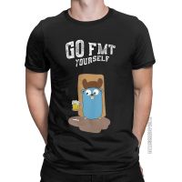 Go Shirt | Shirt Men Golang | Golang Custom Type | Tshirt Men Golang | Cotton Neck Tees - Men XS-6XL