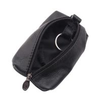 1 Pc Men Car Key Case Leather Wallets Coin Purse Zipper Bag Keychain Cover for Keys Organizer Card Holder Gifts Key Pouch