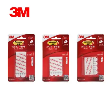 20/30/40PCS 3M Command Strips Non-nail Double-sided Adhesive Strip  Non-trace Replacement Installed Photo Wall Poster Paste Firm
