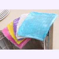 Non-stick Oil Mercerizing Wooden Fiber Dish Towel  Bamboo Dish Cloth Multi-function Wipe Towel Cleaning Rag/cloth Dish Cloth  Towels